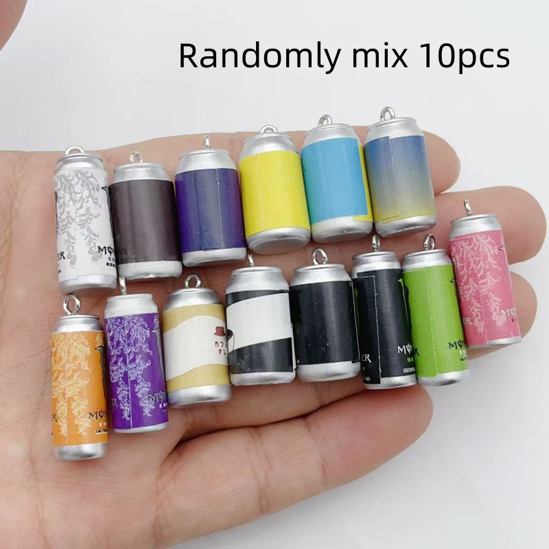 Men Keychain Accessories - 10 Pezzi Mini Ciondoli in Resina
