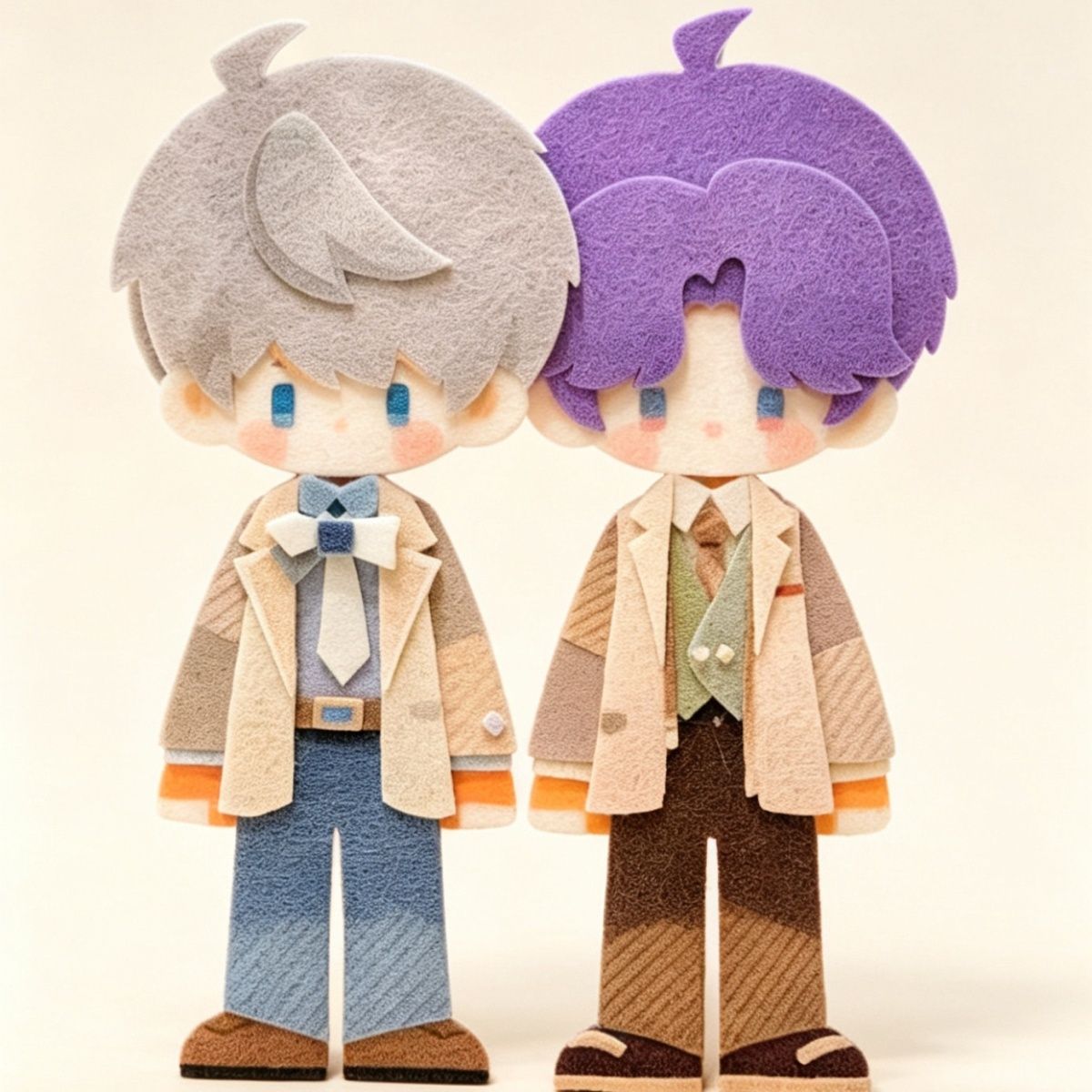 Men Keychain Accessories - Portachiavi in tessuto non tessuto Love