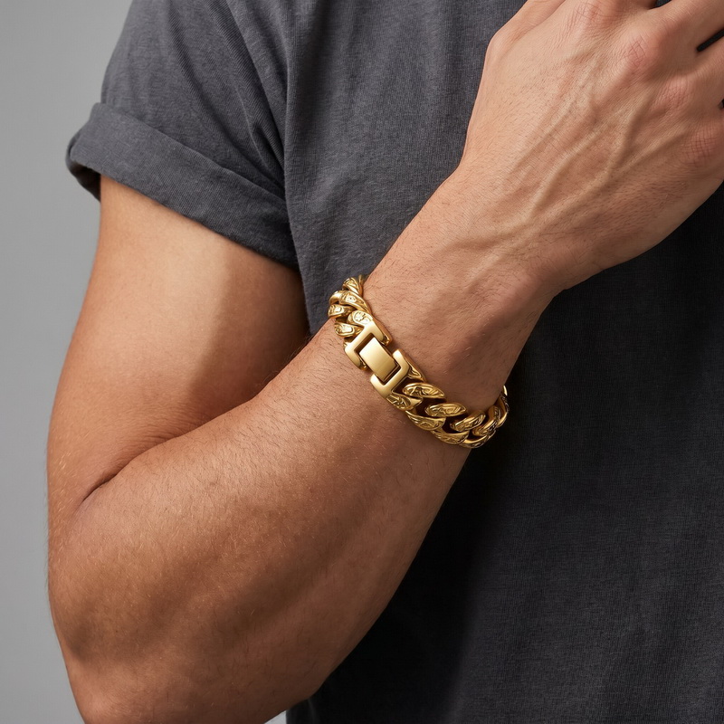 Men'S Accessories Hand Bands - Bracciale da Uomo 13MM Largo in