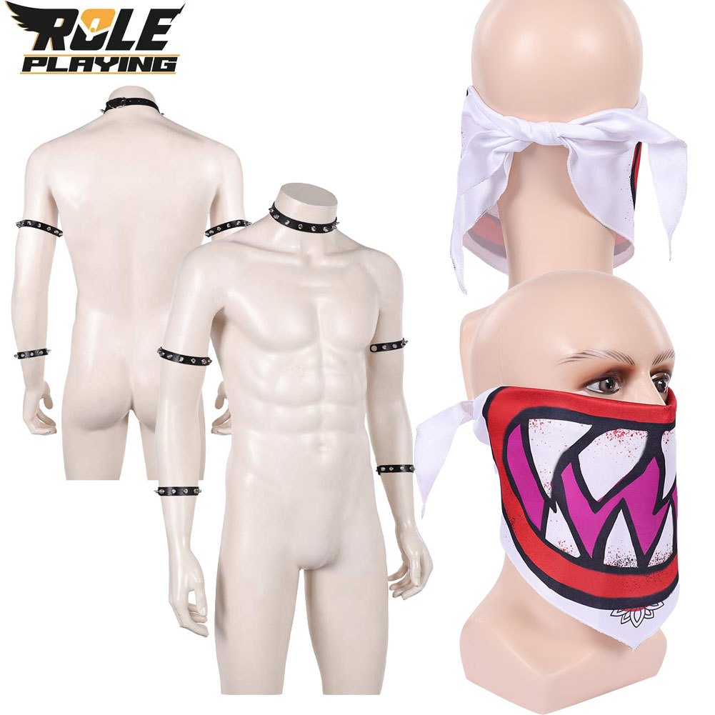 Men Accessories Hand - Sciarpa, Maschera, Braccialetto e Collare per