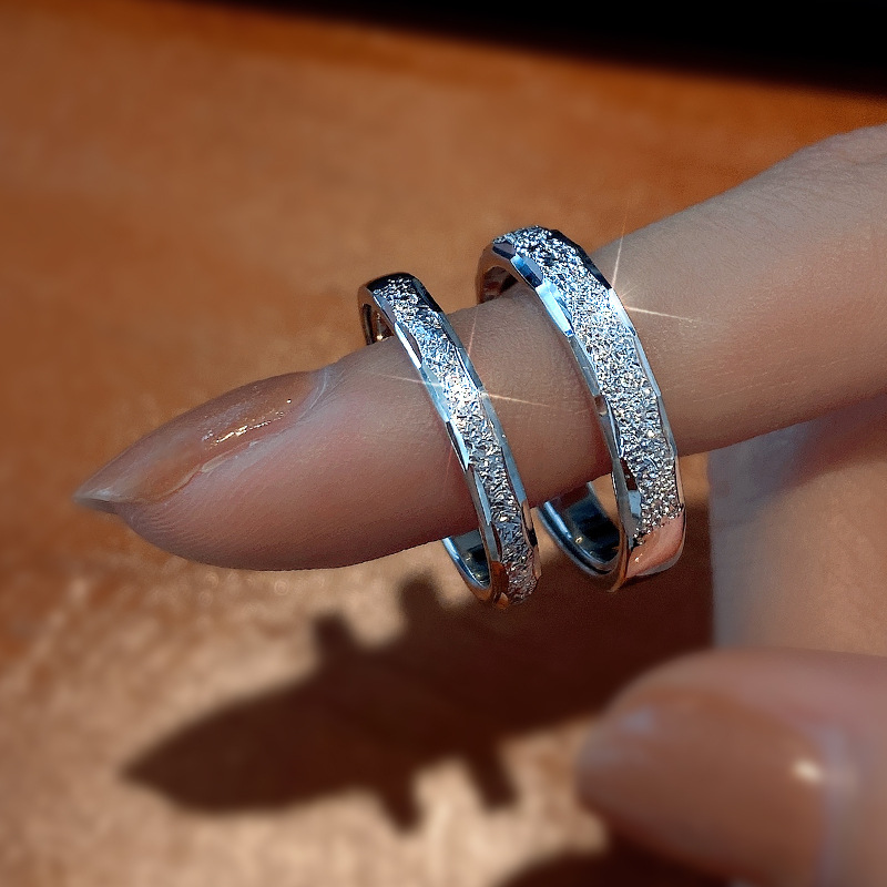 Men'S Accessories Hand Bands - Anello per coppie in argento Sterling