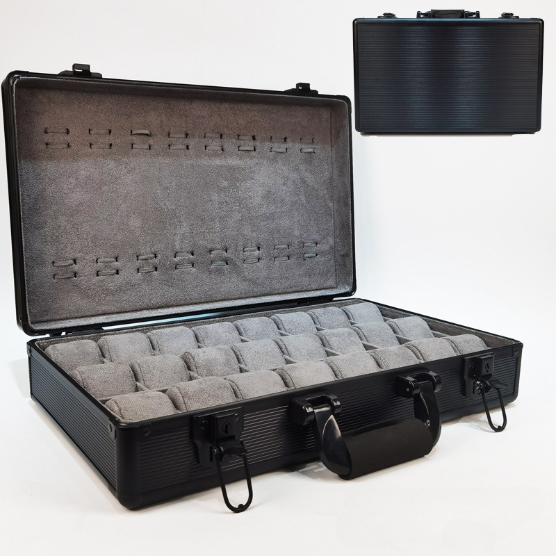 Men'S Accessories Tray - Scatola per orologi in alluminio verde