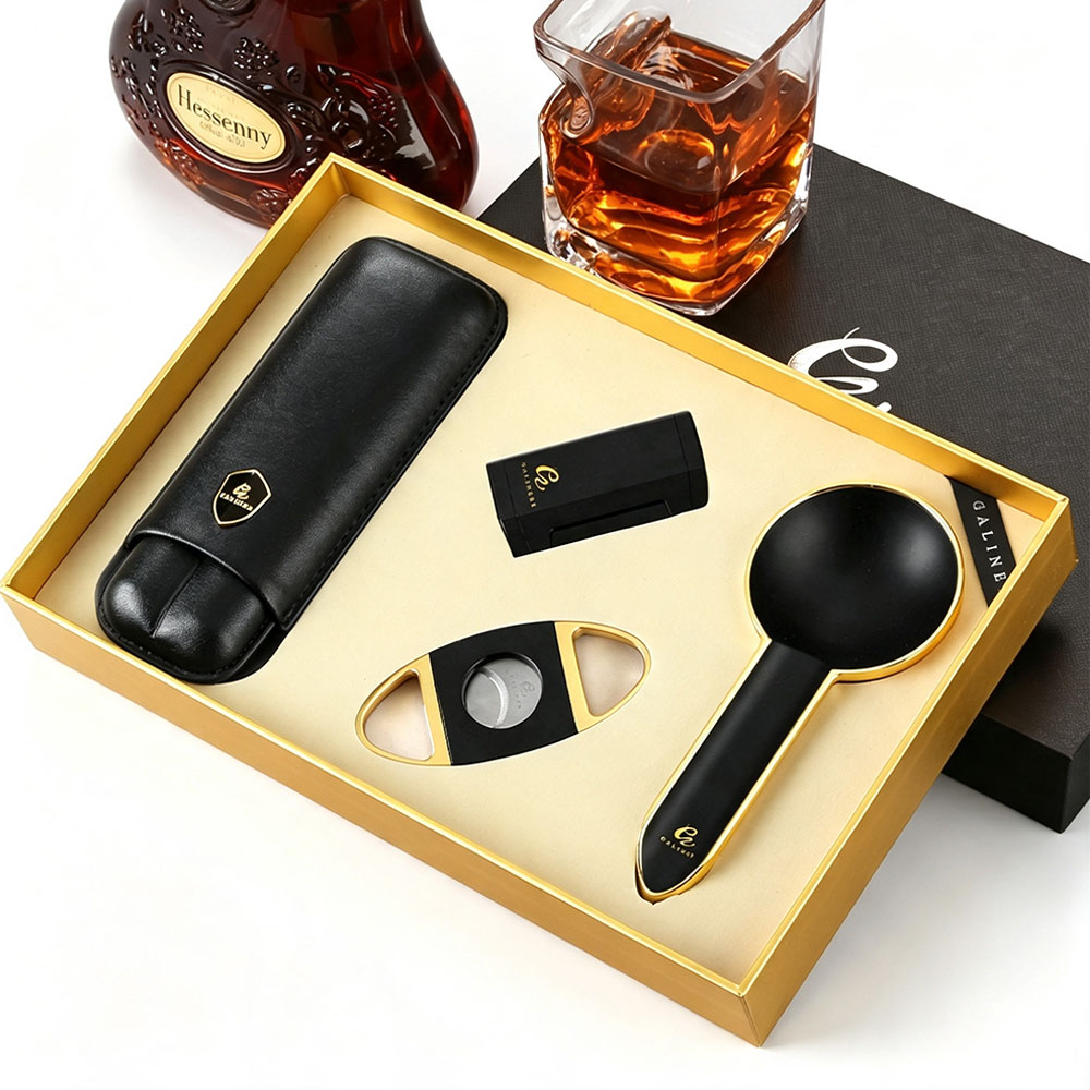 Cigar Cutter Set - GALINER Set per fumatori di sigari
