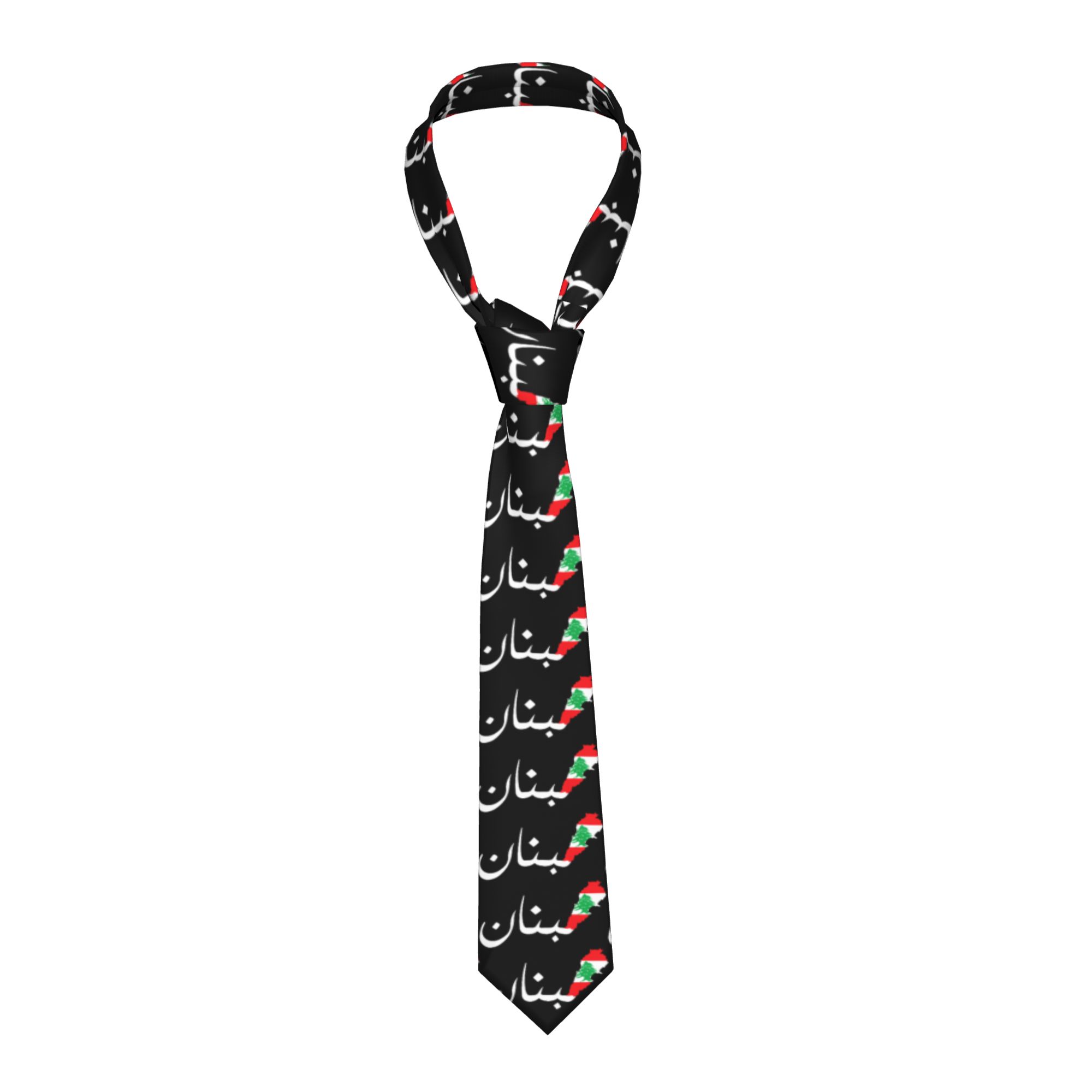 Men Accessories Lebanon - Cravatta con design bandiera e mappa