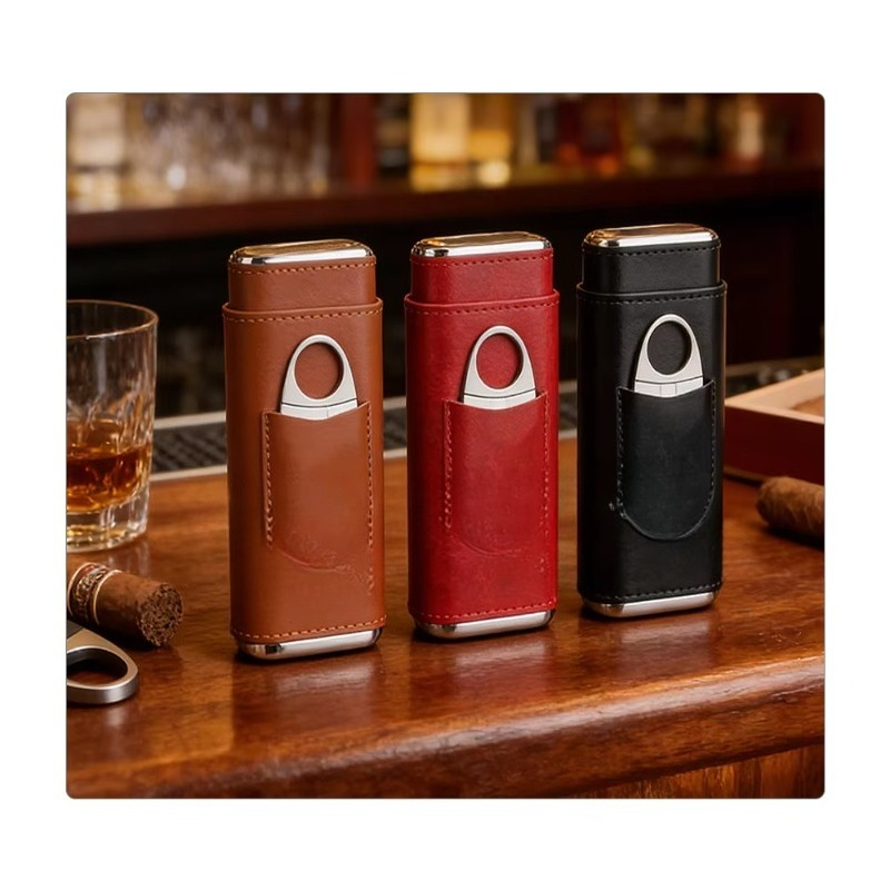 Cigar Cutter Set - Scatola umidificatrice per sigari, scatola per
