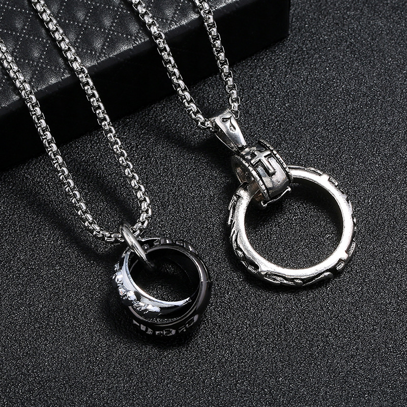 Men Accessories Pk - Jessingshow Vintage Punk Mens Maschile Collana