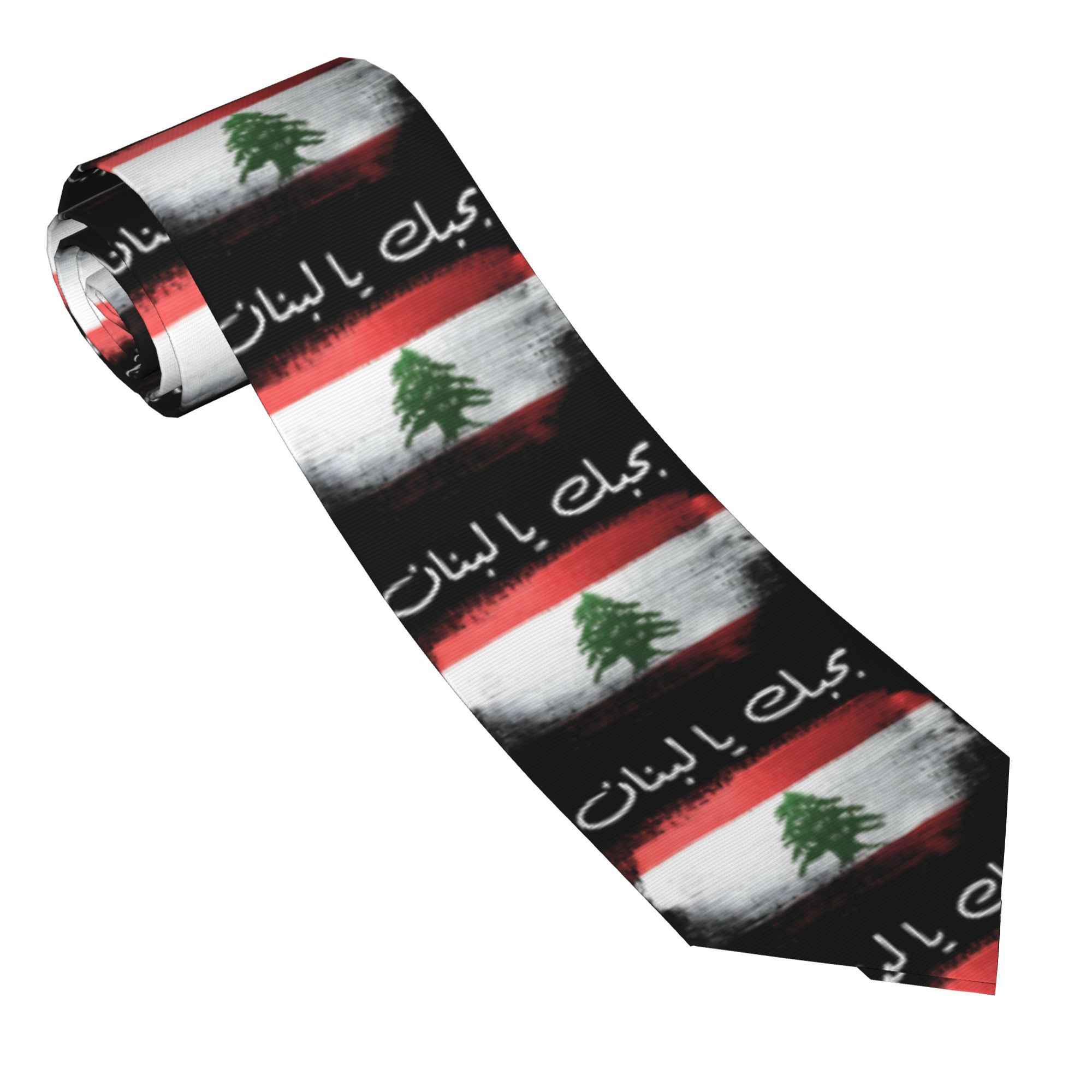 Cravatta con bandiera del Liba - Men Accessories Lebanon recensione e prezzo