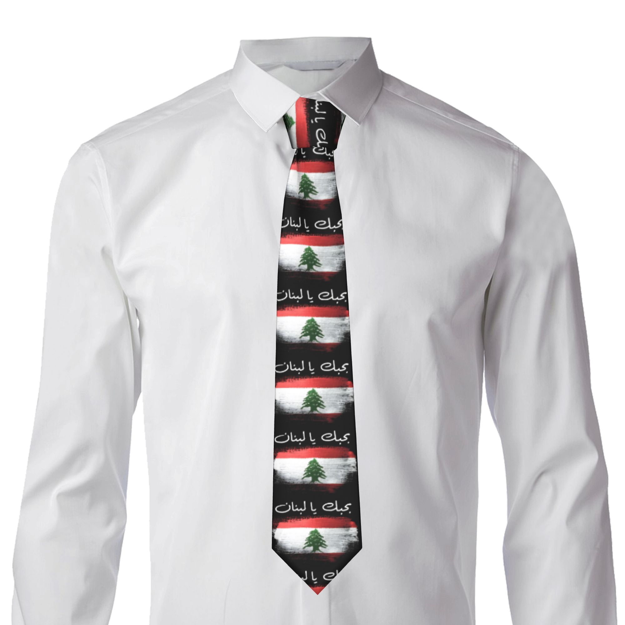 Cravatta con bandiera del Liba - Men Accessories Lebanon recensione e prezzo