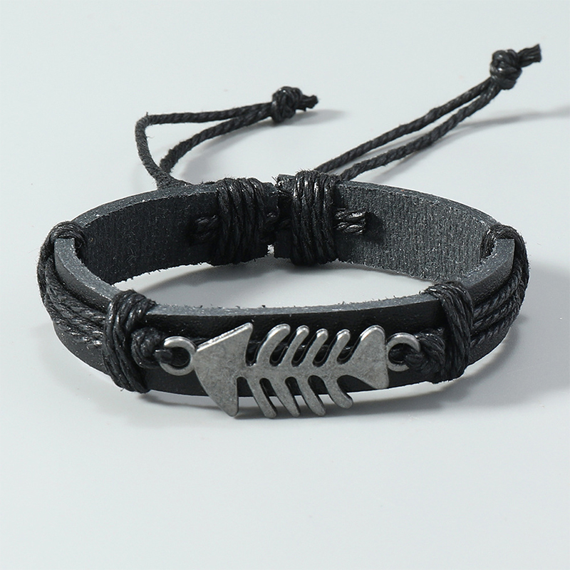 Trendy Retro Leather Woven Fis - Men Accessories Pk recensione e prezzo