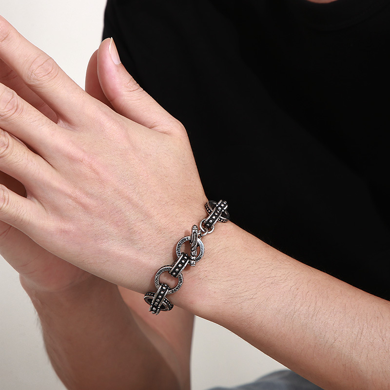 Braccialetto a catena da motoc - Men'S Accessories Hand Bands recensione e prezzo