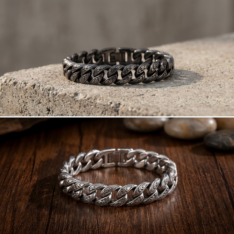Bracciale da Uomo 13MM Largo i - Men'S Accessories Hand Bands recensione e prezzo