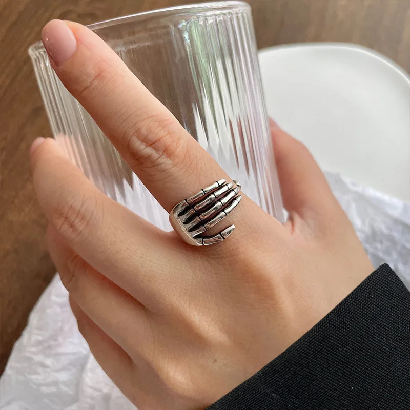 Anello aperto con palmo a mano - Men'S Accessories Hand Bands recensione e prezzo