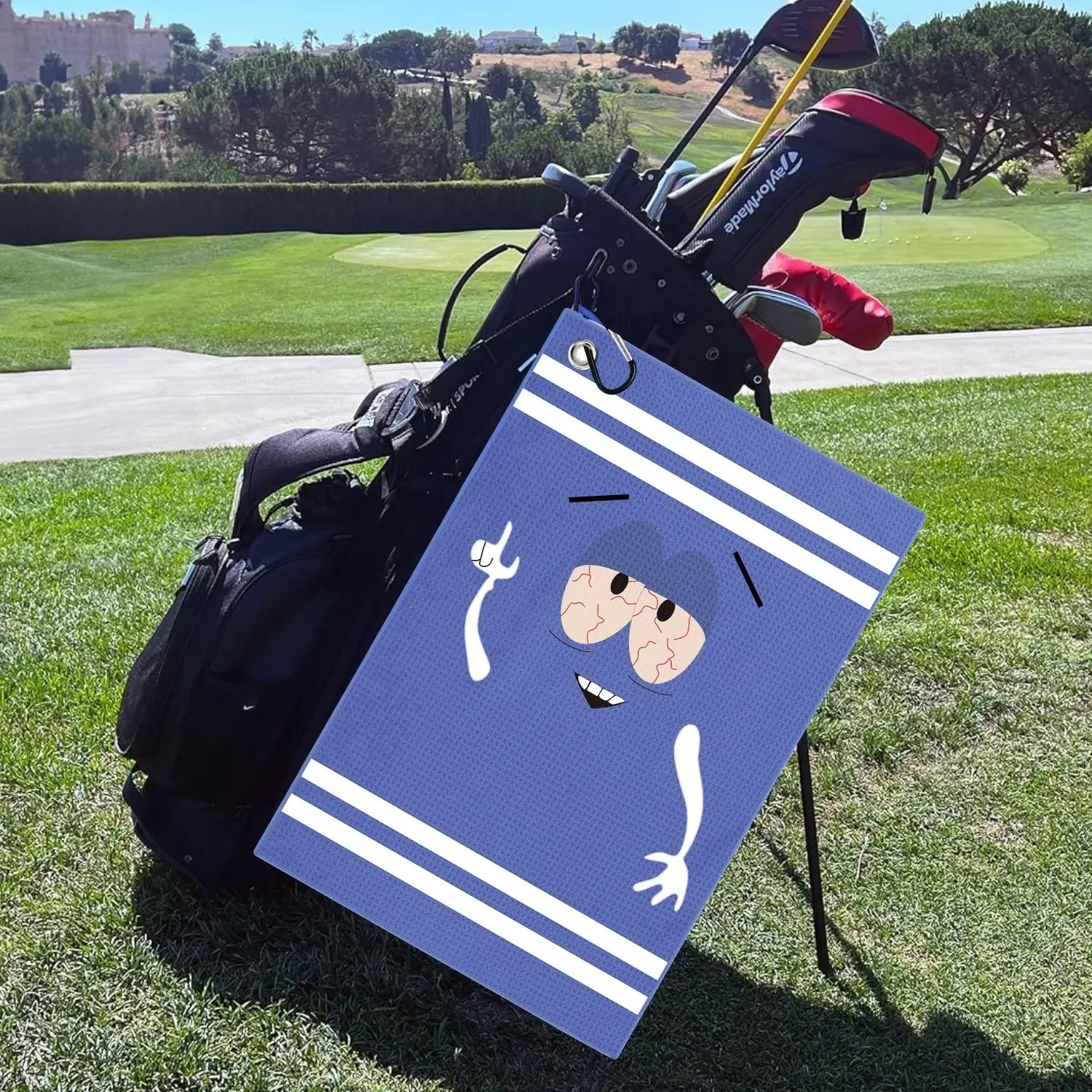 Divertente asciugamano da golf - Men'S Accessories Premium recensione e prezzo
