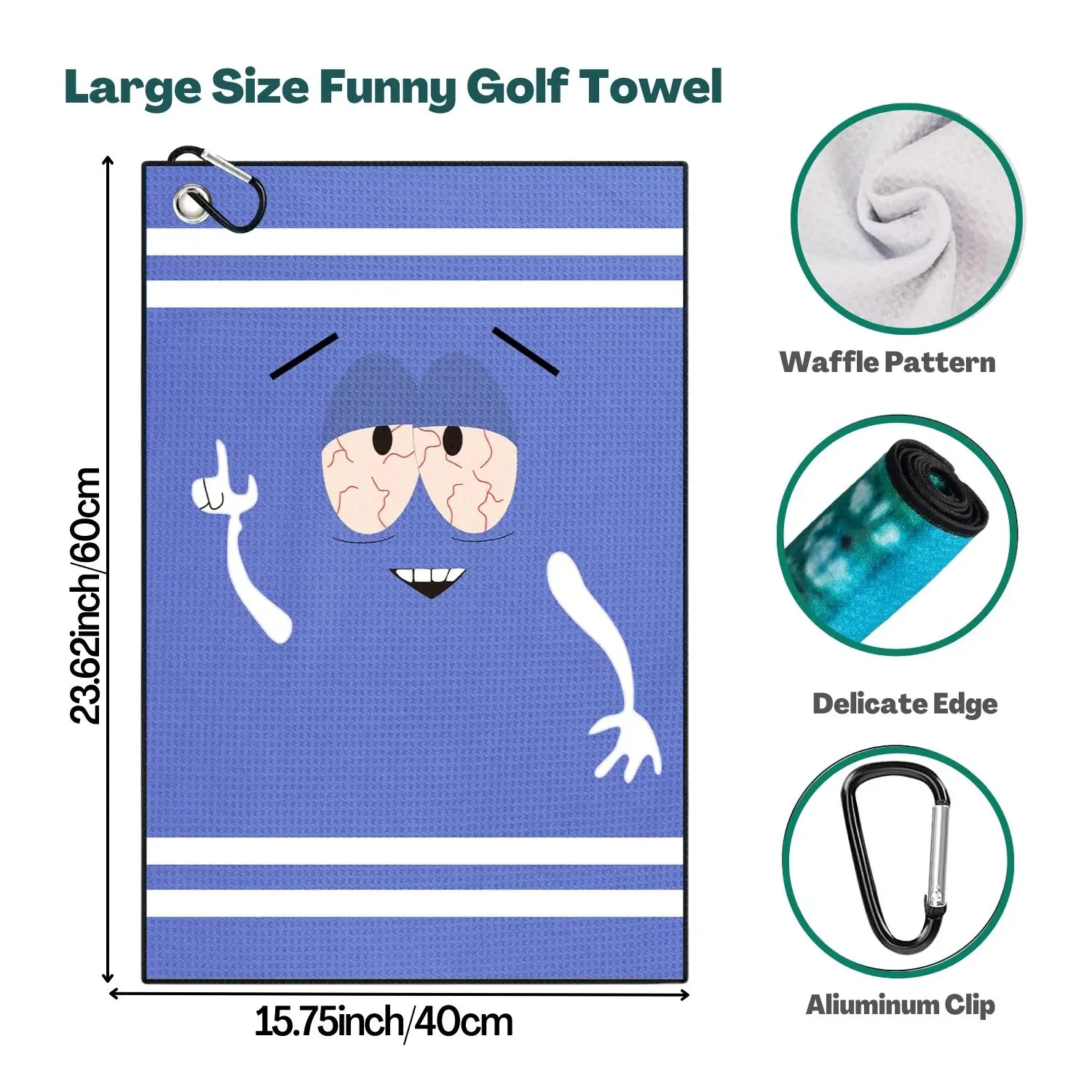 Divertente asciugamano da golf - Men'S Accessories Premium recensione e prezzo