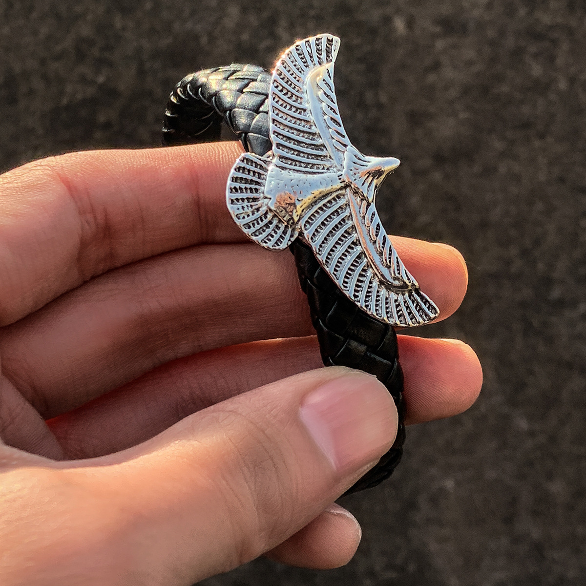 Bracciale alla moda con aquila - Men'S Accessories Hand Bands recensione e prezzo
