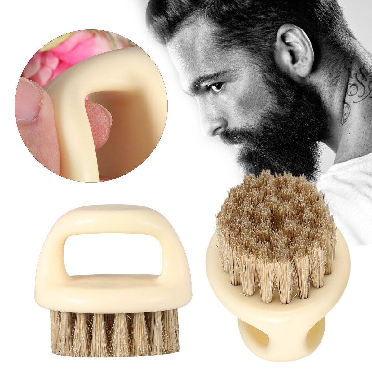 Set di 2 Spazzole per Barba da - Men'S Accessories Premium recensione e prezzo