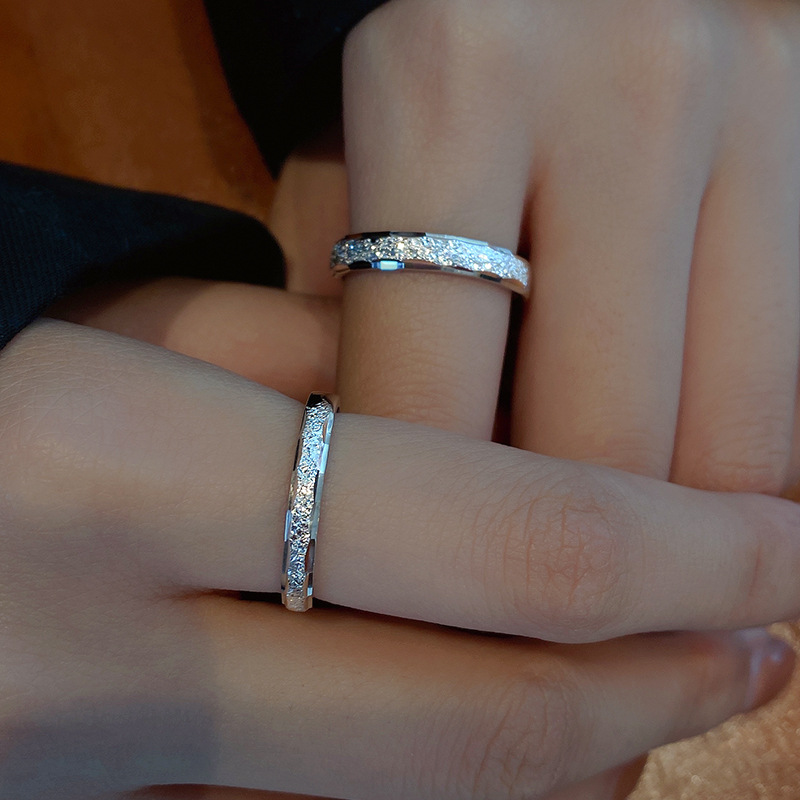 Anello per coppie in argento S - Men'S Accessories Hand Bands recensione e prezzo