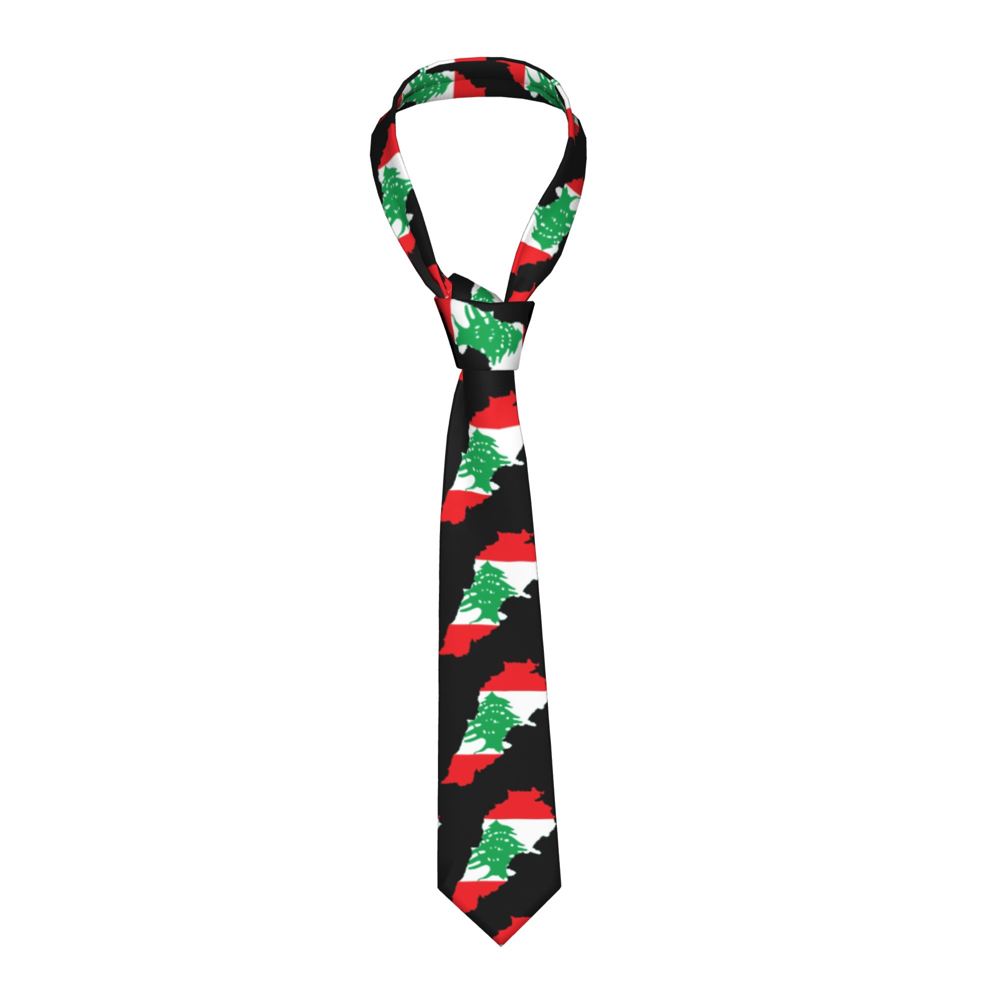 Cravatta con Bandiera e Mappa  - Men Accessories Lebanon recensione e prezzo