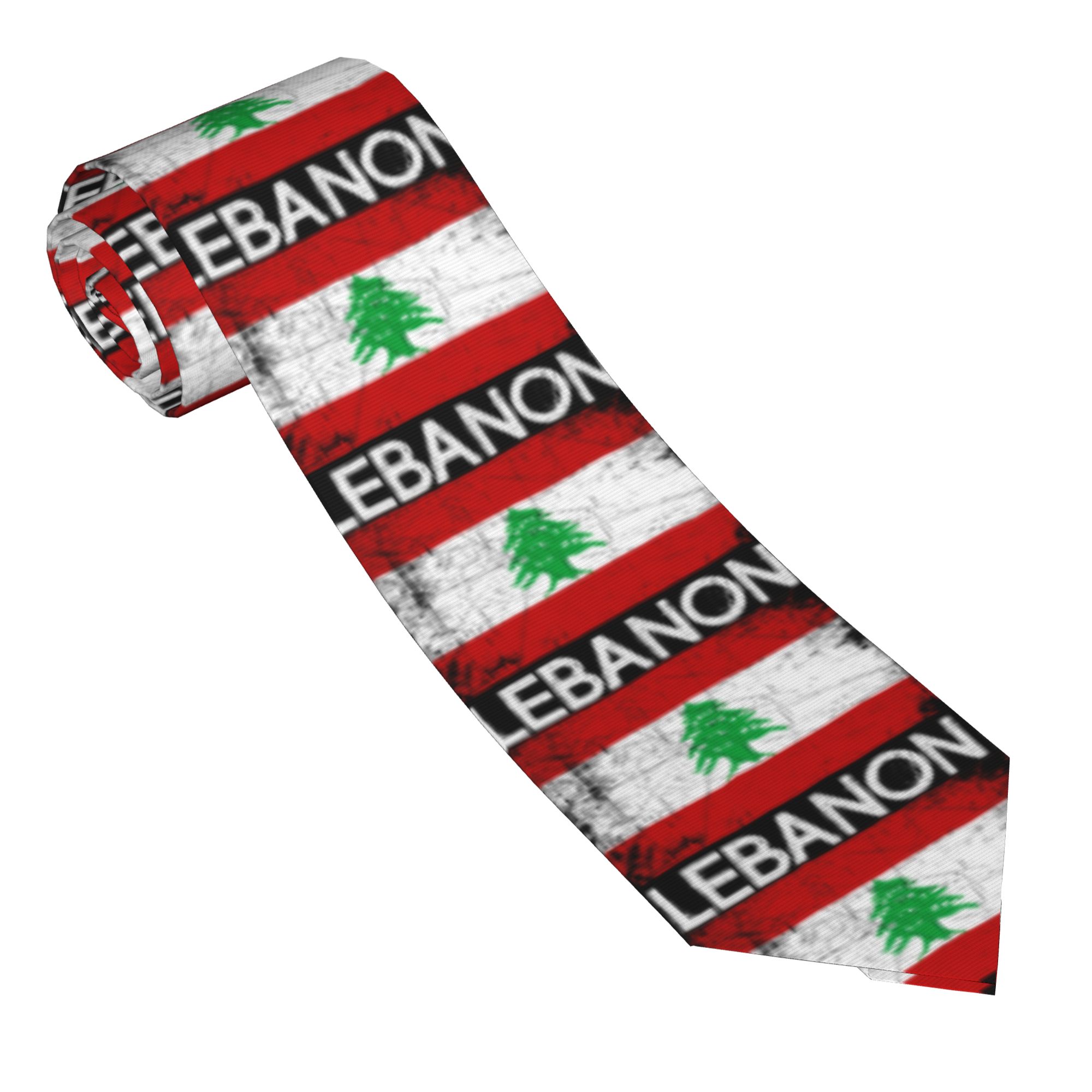 Cravatta con Bandiera Libanese - Men Accessories Lebanon recensione e prezzo