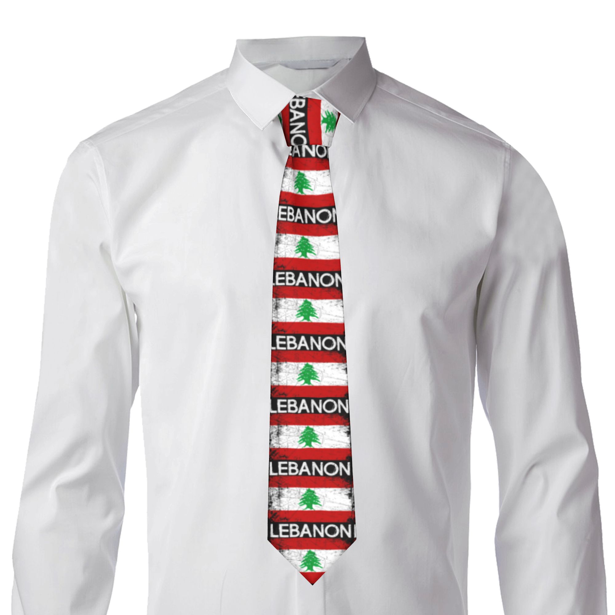 Cravatta con Bandiera Libanese - Men Accessories Lebanon recensione e prezzo
