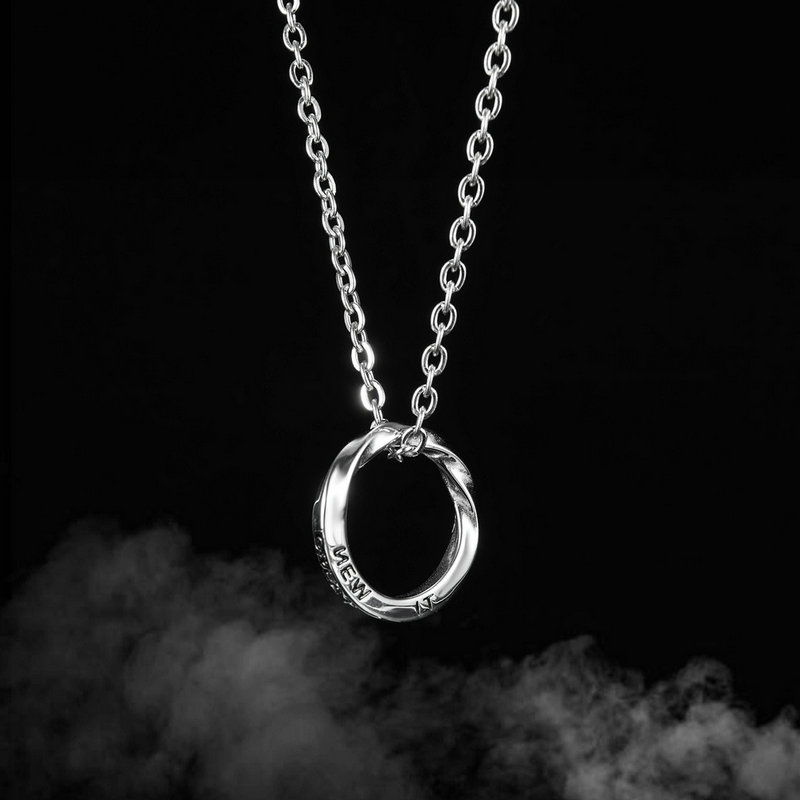 Collana con ciondolo a cerchio - Men Accessories Pk recensione e prezzo