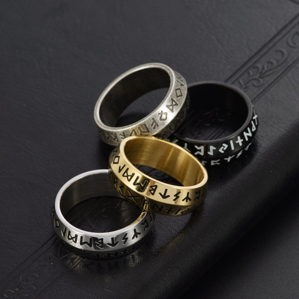 Anello vichingo con doppio bor - Men'S Accessories Hand Bands recensione e prezzo