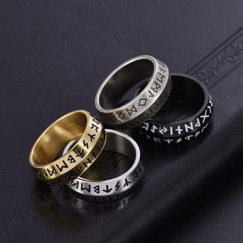 Anello vichingo con doppio bor - Men'S Accessories Hand Bands recensione e prezzo