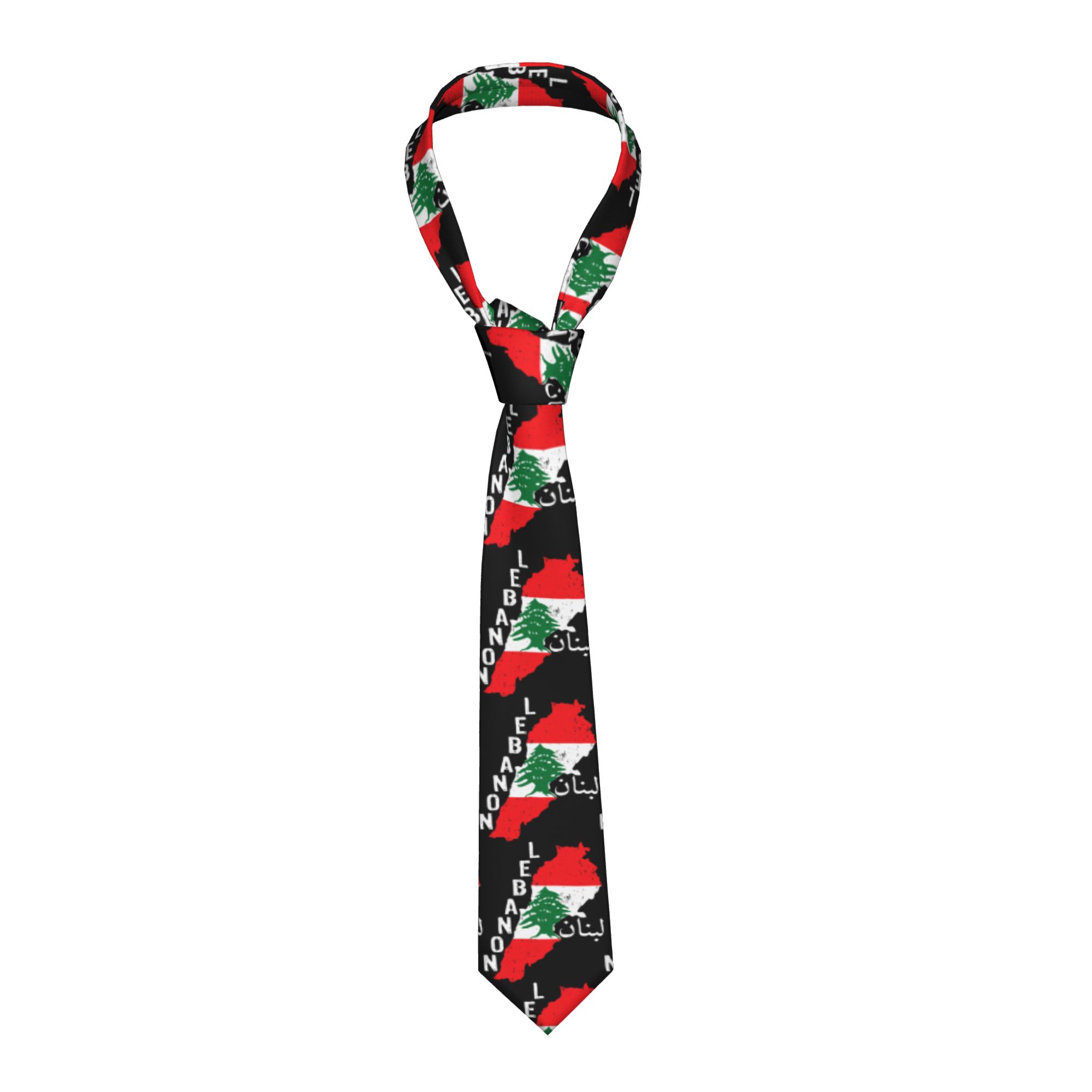 Cravatta con Bandiera e Mappa  - Men Accessories Lebanon recensione e prezzo