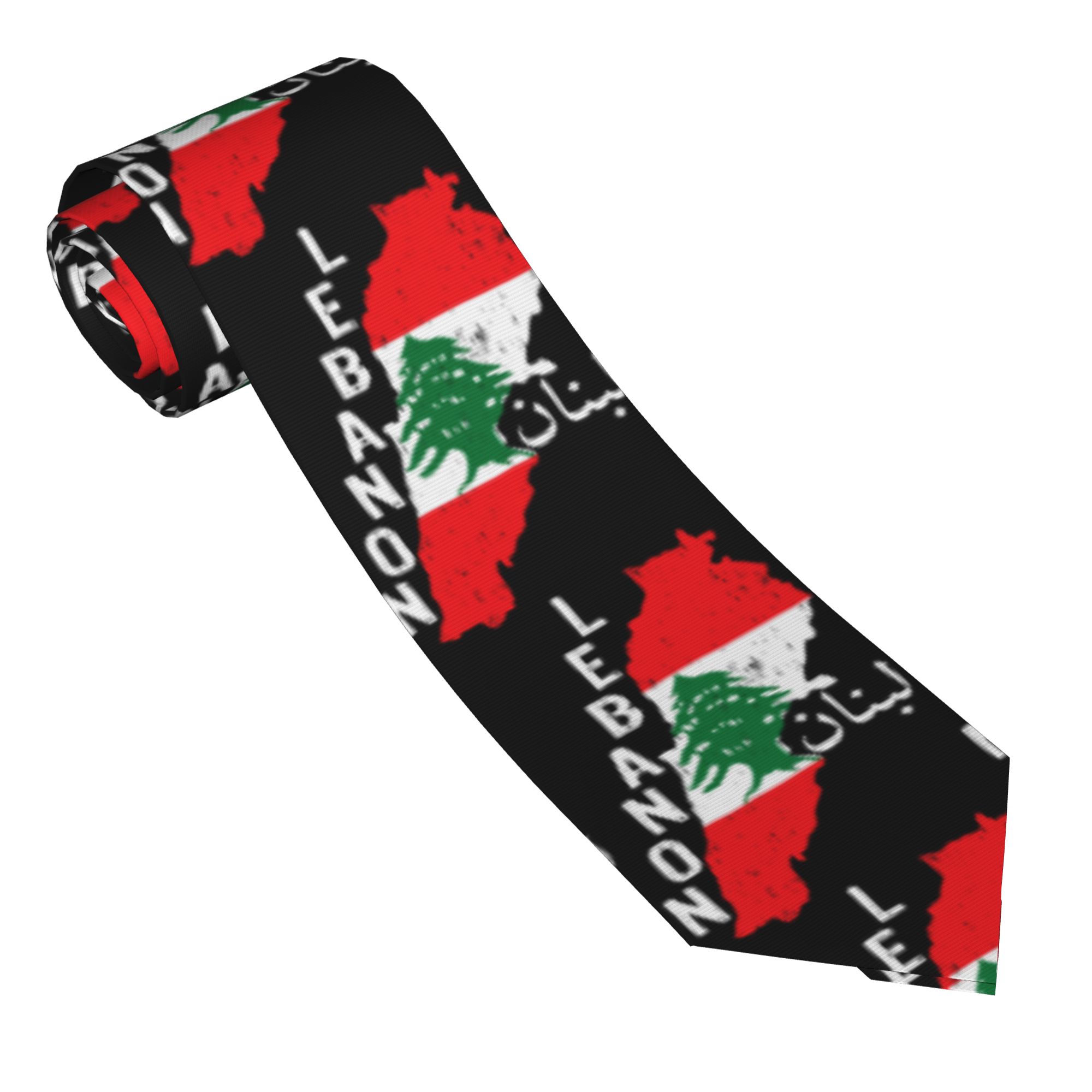 Cravatta con Bandiera e Mappa  - Men Accessories Lebanon recensione e prezzo