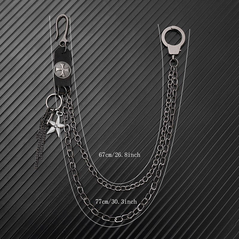 Punk Steet Portachiavi in pell - Men Accessories Pk recensione e prezzo