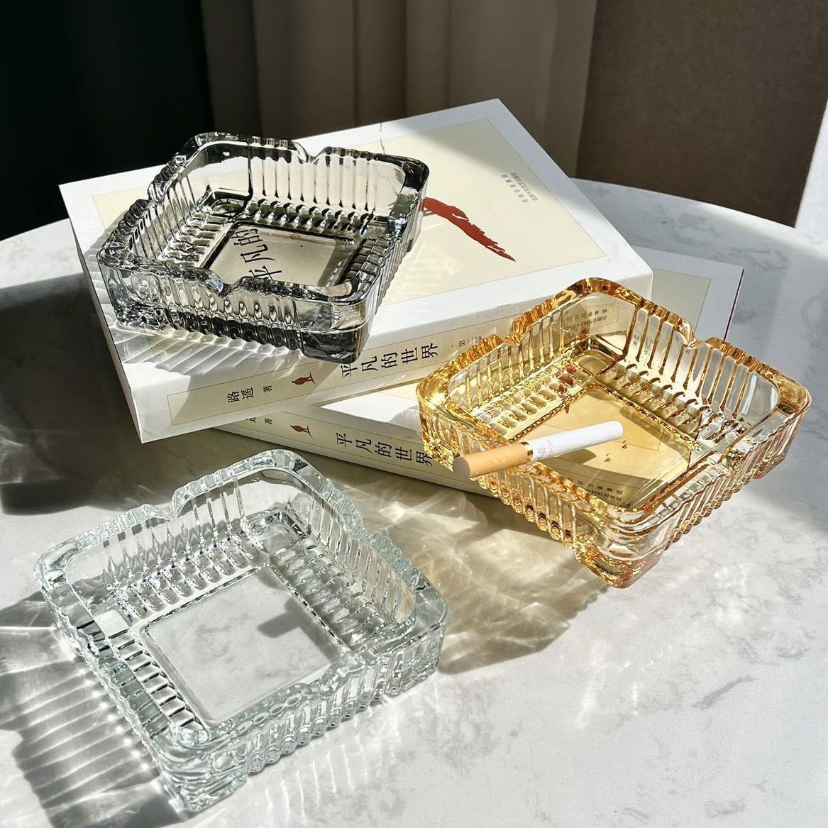 Posacenere in Vetro Trasparent - Men'S Accessories Tray recensione e prezzo