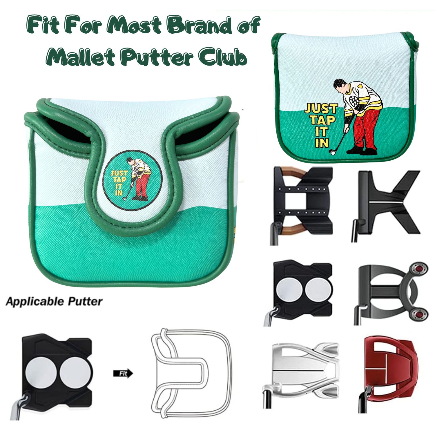 Funny PU Leather Golf Putter C - Men'S Accessories Premium recensione e prezzo