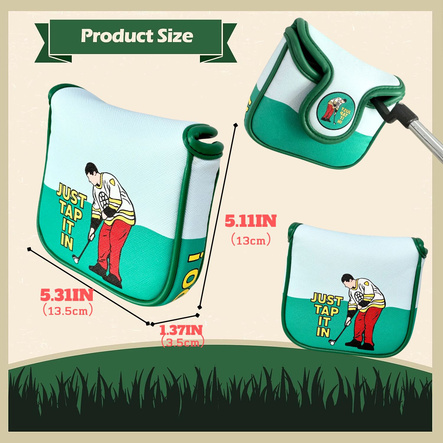 Funny PU Leather Golf Putter C - Men'S Accessories Premium recensione e prezzo