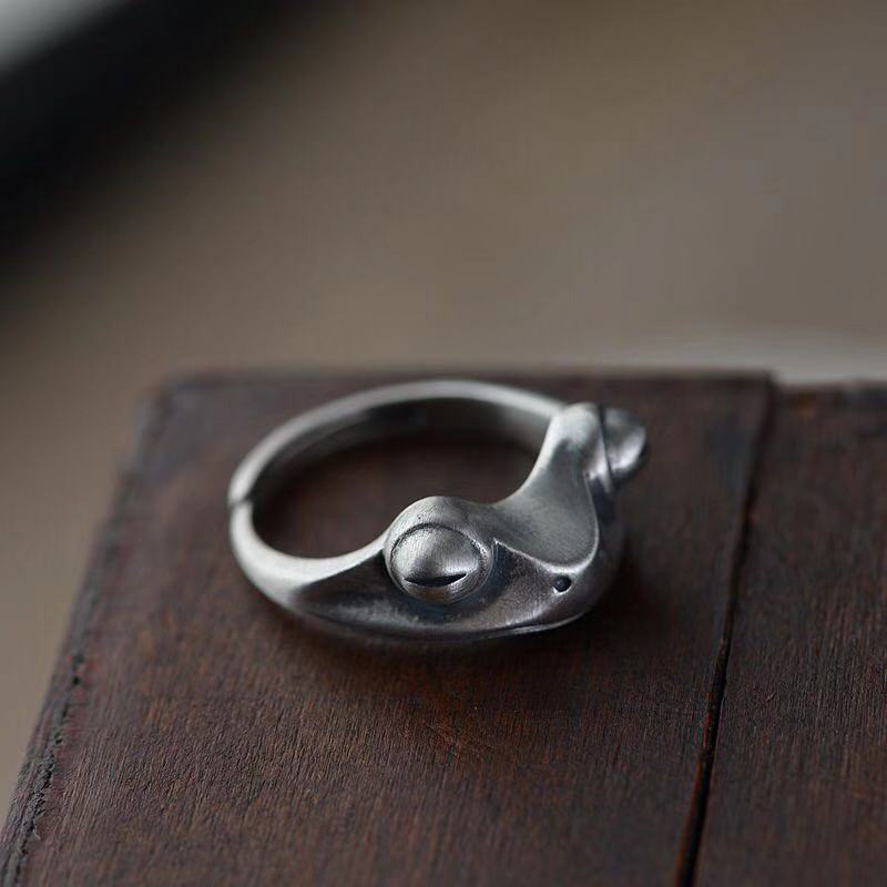 Anello rana retrò invecchiato  - Men Accessories Drawing recensione e prezzo
