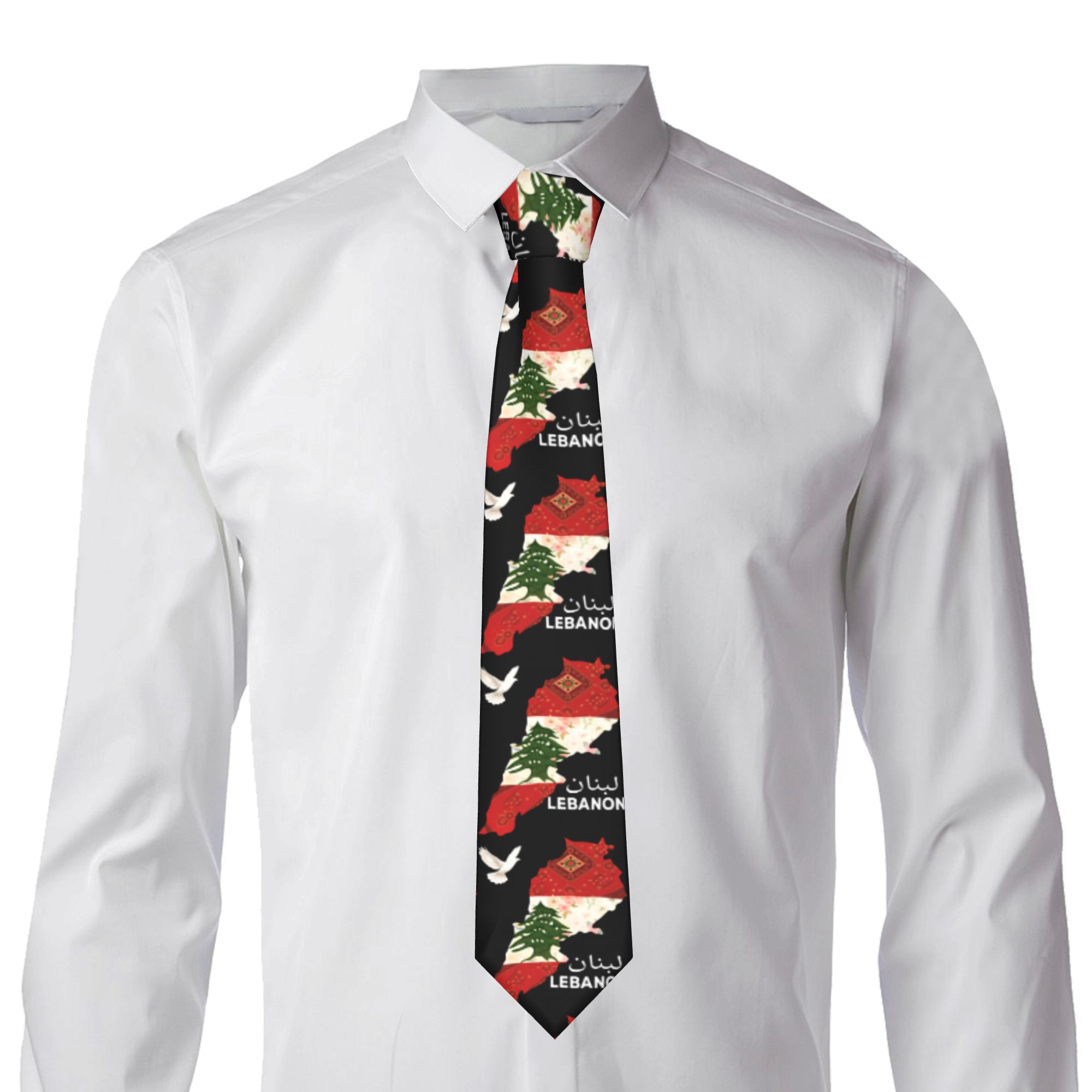 Cravatta da uomo con bandiera  - Men Accessories Lebanon recensione e prezzo