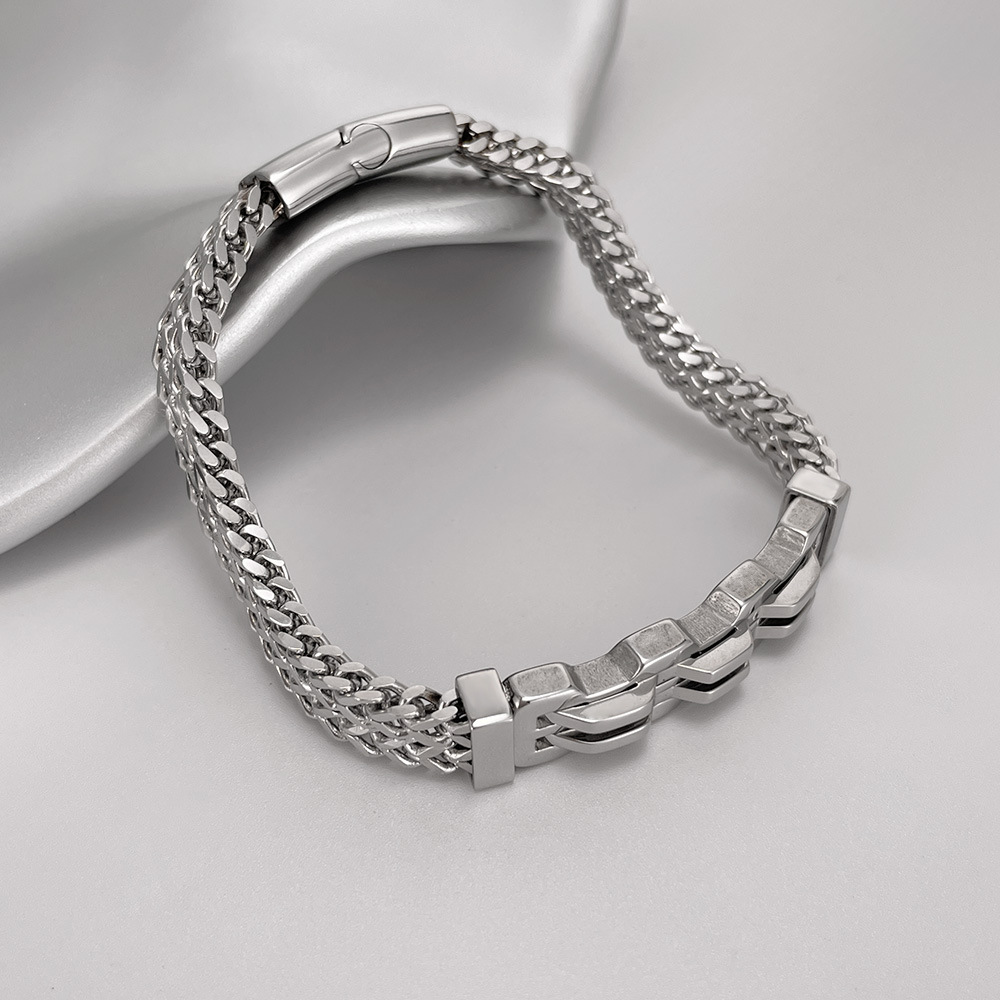 Bracciale da Uomo in Acciaio I - Men Accessories Pk recensione e prezzo