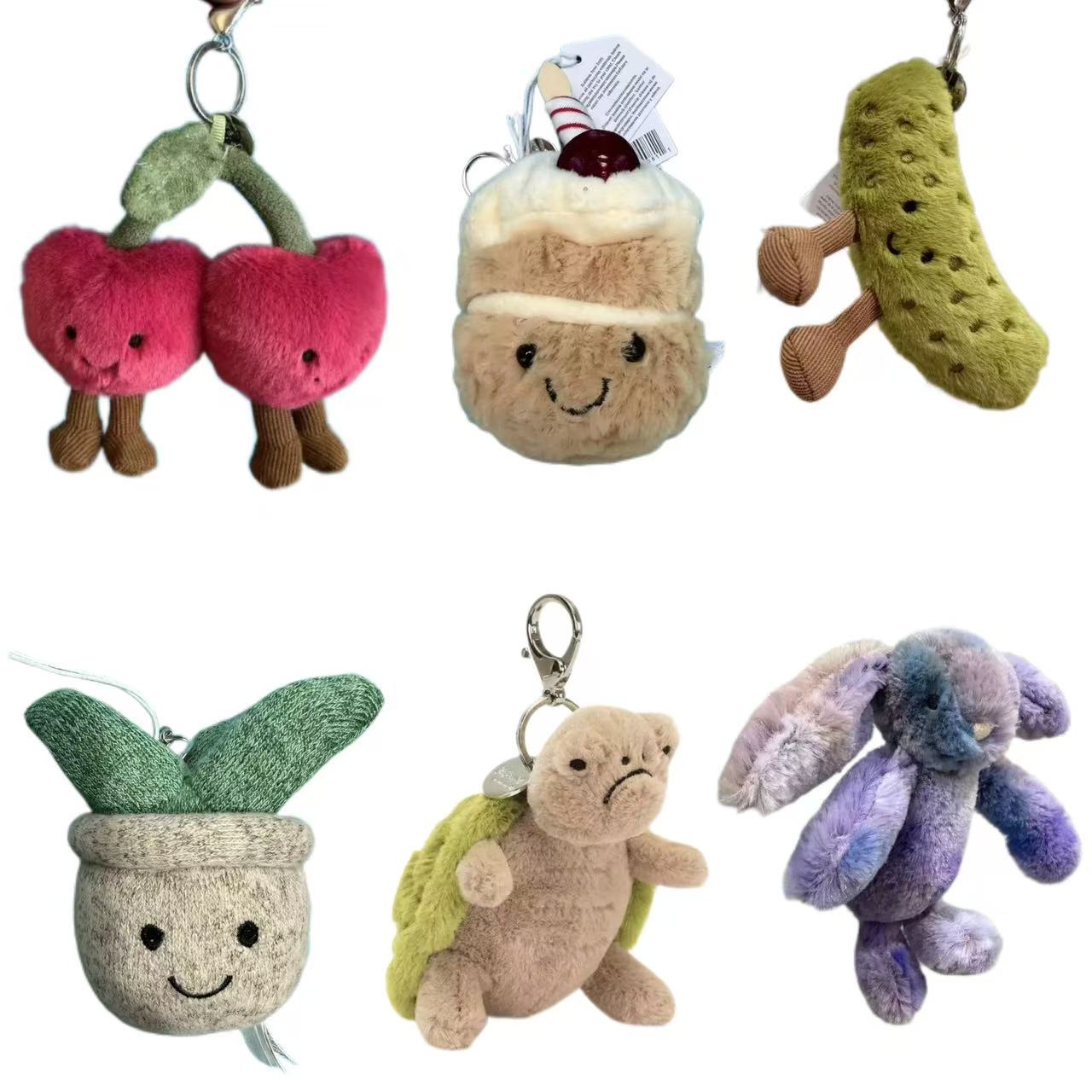 Nuovo portachiavi in peluche d - Men Keychain Accessories recensione e prezzo
