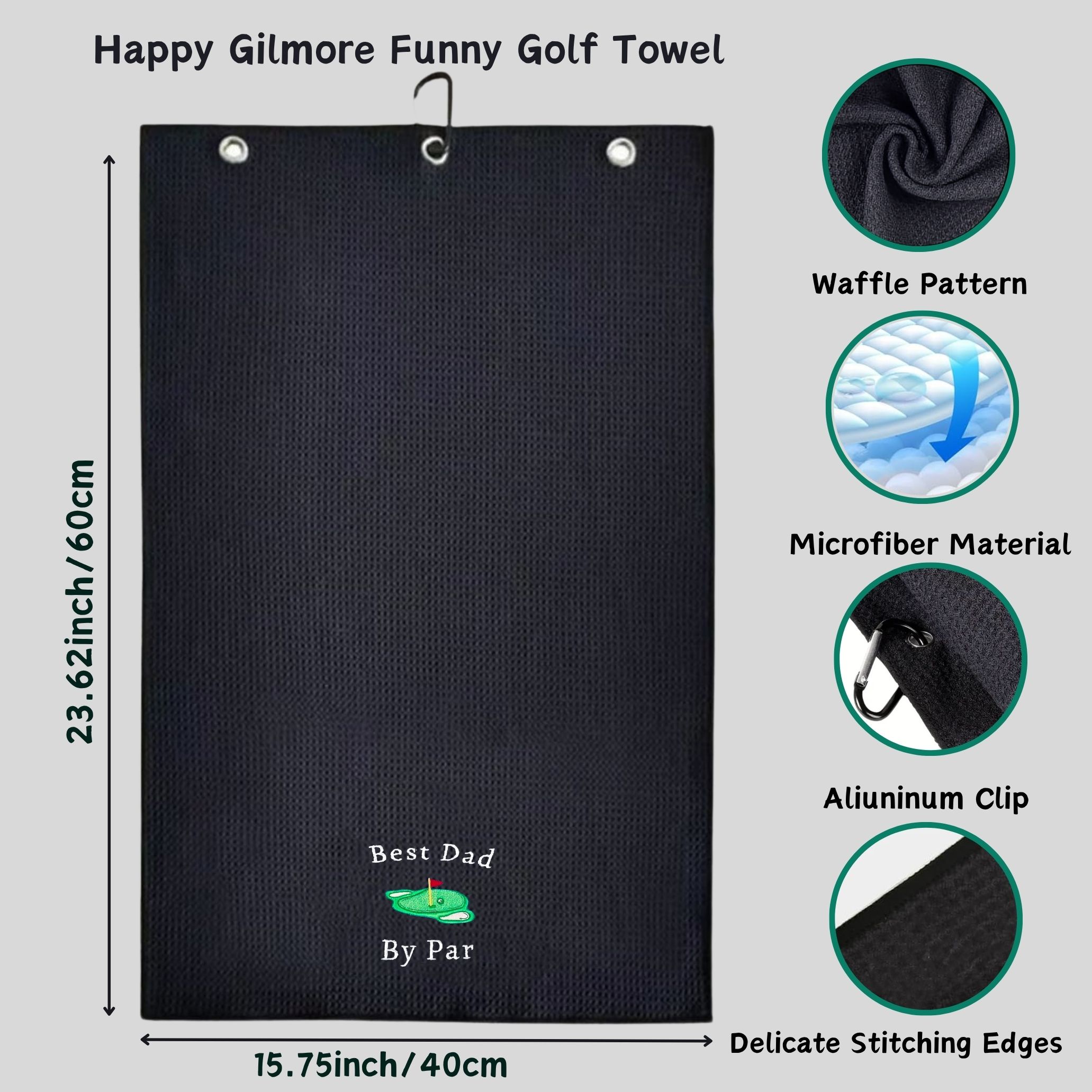 Asciugamano da golf premium in - Men'S Accessories Premium recensione e prezzo
