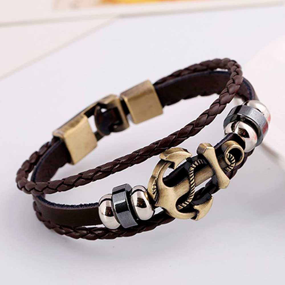 Braccialetti di corda di cuoio - Men Accessories Pk recensione e prezzo